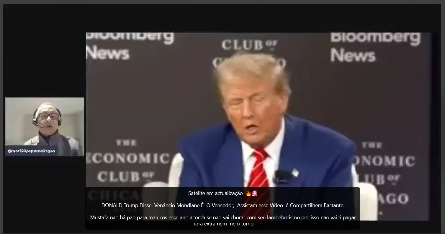 Não, Trump não disse que “a Frelimo perdeu as eleições e Venâncio é o legitimo vencedor”