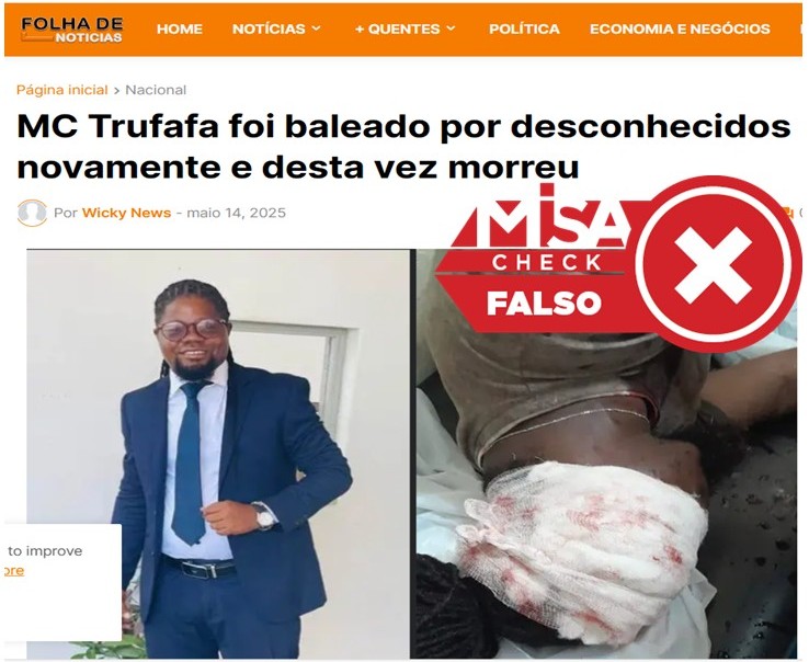 MC Trufafa está vivo e não foi baleado novamente