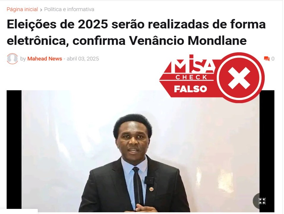 Não há nenhuma decisão para voto electrónico em Moçambique